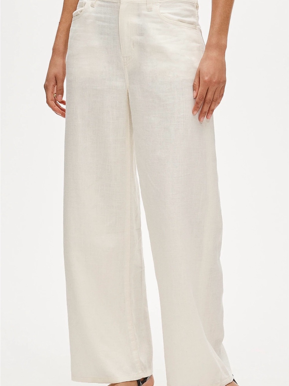 J.Crew 5 Pocket Pant in Stretch Linen Blend-Midday Skies 27. NWT